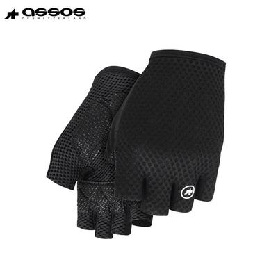 assos专业自行车半指骑行手套