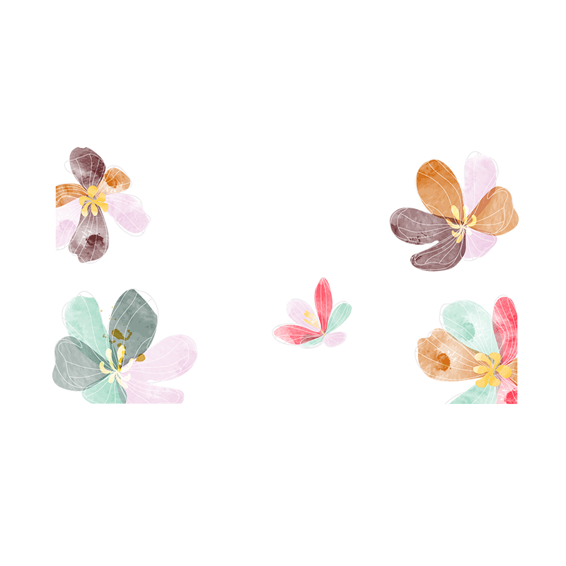 春季花卉玻璃门贴纸商场橱窗布置商场女装店春天主题装饰静电贴纸