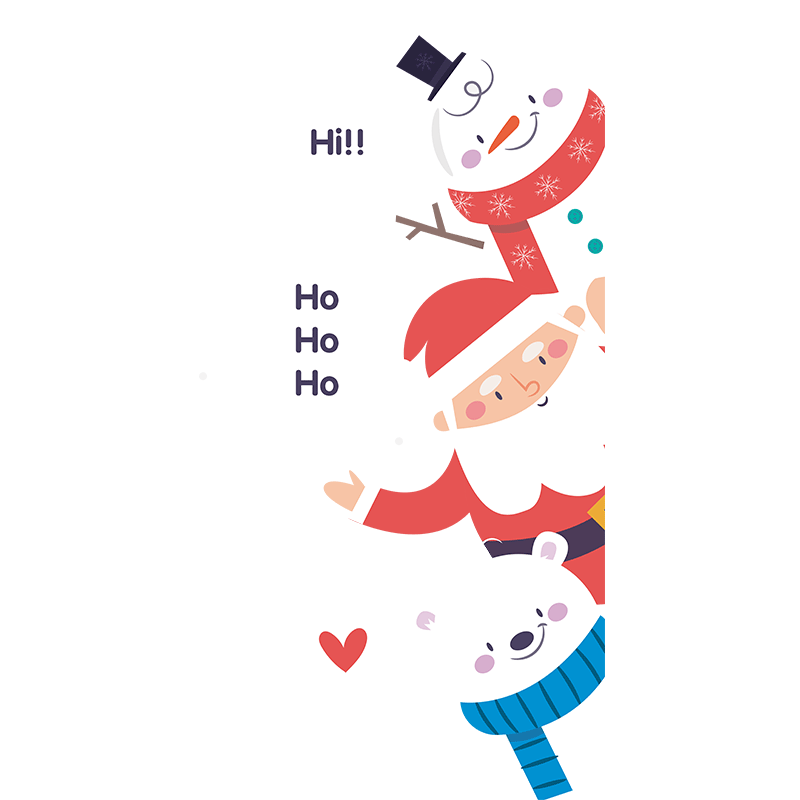 新年橱窗玻璃静电贴纸