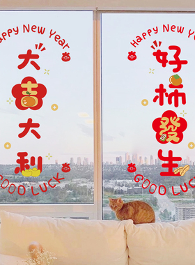 双面彩印玻璃贴纸防水