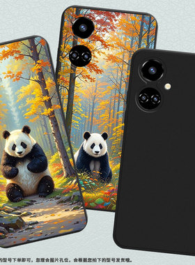 适用传音TecnoCamon19Pro手机壳男女款Camon19Neo高级感TecnoCamon19磨砂壳全包边中国风熊猫保护套