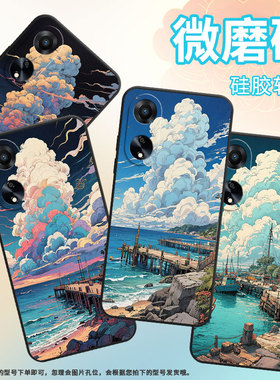 适用OPPOA3x手机壳A5活力版PHJ110商务A1i软壳海浪A1s时尚A2高级PJU110纯黑色0pp0A5轻薄2025保护套