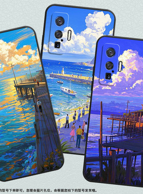 适用vivoiQOO11Pro手机壳V2025a纯黑色五彩斑斓耐磨10Pro防摔iQOOZ9s保护套iQOOZ10硅胶V2254A商务磨砂壳