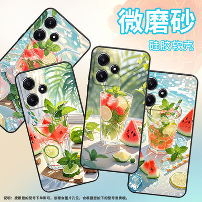 适用红米note12手机壳12R商务22101317C保护套RedmiNote13耐磨note14简约24069RA21C防摔12Pro极速版软壳