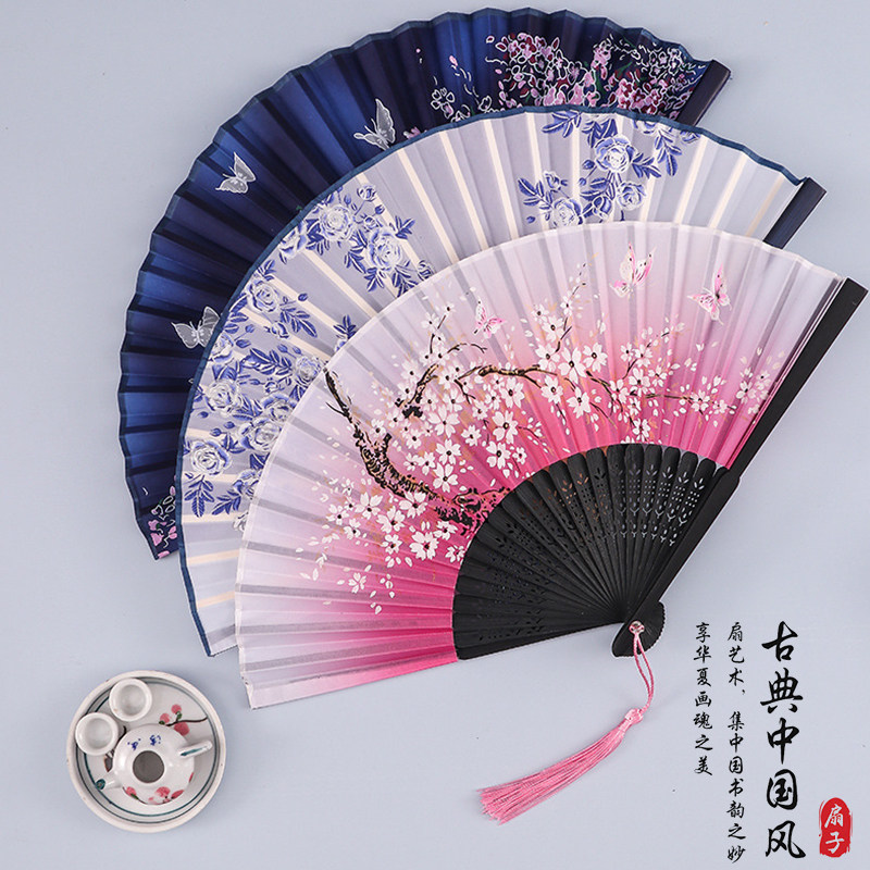 古风扇子折扇中国风仙气古代图片