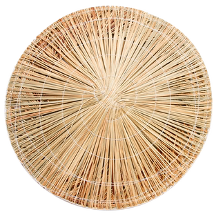 圆形草垫不粘加密蒸笼垫草编蒸包子馒头馍蒸笼垫子蒸包草席垫机制