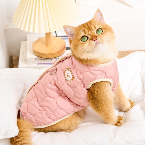 御膳爷猫狗通用带牵引扣马甲