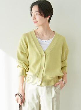 独+纯元   green 1@be1 rel@xing 棉质针织开衫 温柔百搭