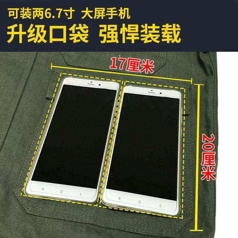 焊春秋季纯棉工作磨服男装套装防烫电工地劳秋IOQ冬动耐工装劳保