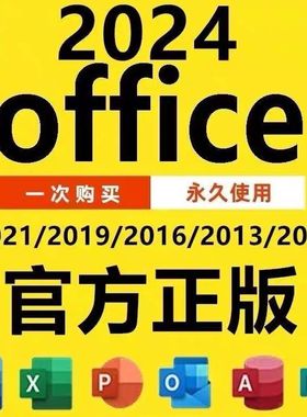 office2024远程安装2021 2019 2016 2013办公软件word excel正版