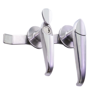 汤科304不锈钢MS308户外配电柜把手锁机箱机柜门锁工业柜锁执手锁