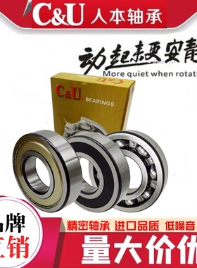人本轴承 C&U 6309-2RZ 6310-2RZ 6312-2RZ 6313-2RZ 6314-2RZ