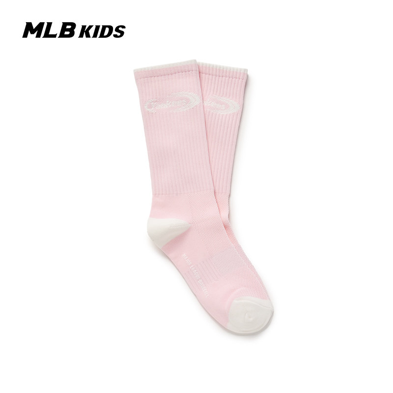 MLB儿童官方男女童个性字母图案潮流弹力舒适滑板袜26春季新款,童装/婴儿装/亲子装,儿童袜子(0-16岁),淘宝优惠券,粉丝福利购,淘宝优惠卷