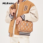 MLB儿童官方男女童复古老花潮奢斜挎包时尚 休闲包秋冬款