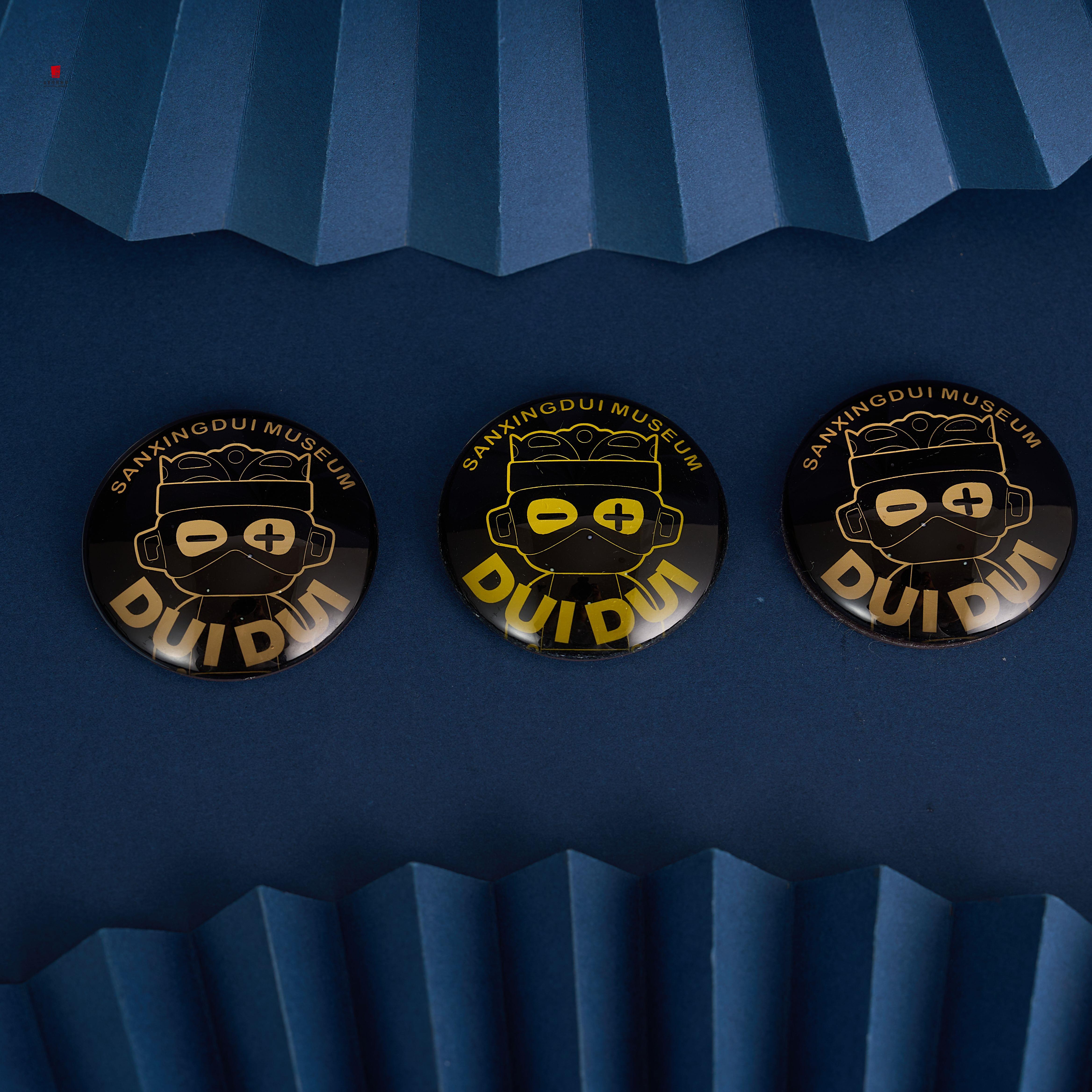 三星堆博物馆星堆堆水晶冰箱贴