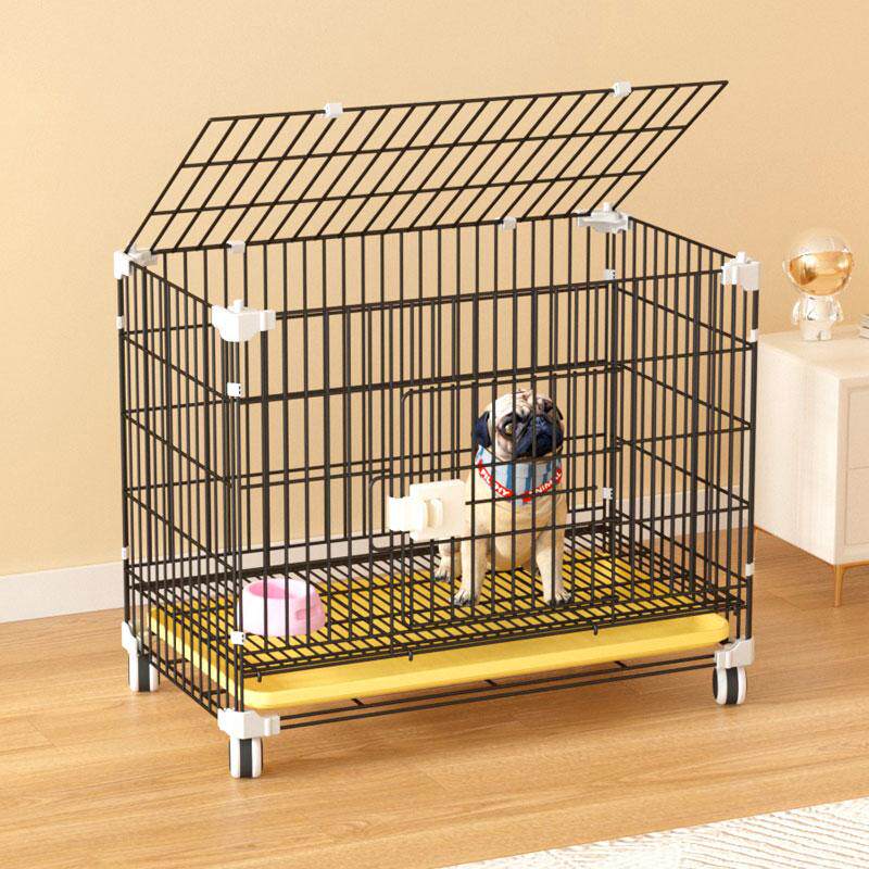 狗笼子小型犬中型犬家用室内带厕所分离加粗柯基泰迪比熊宠物狗窝