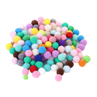 猫咪毛绒球玩具球类逗猫猫小球毛线宠物弹力球球自嗨静音毛球大号