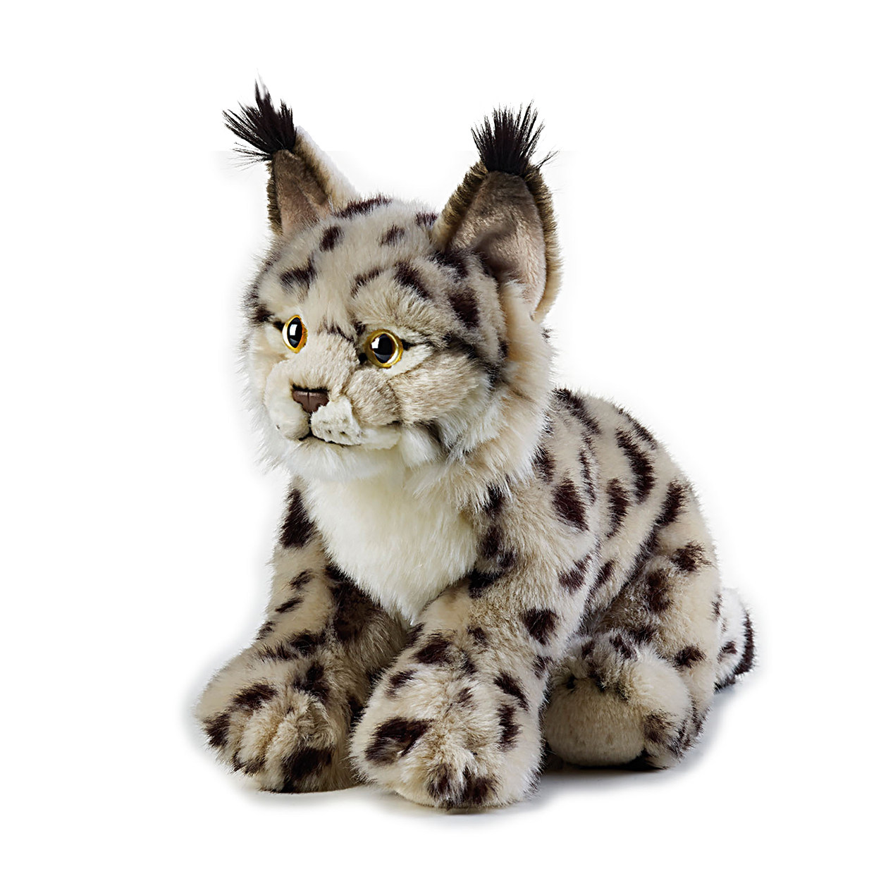 美国国家地理毛绒玩具玩偶猞猁可爱公仔儿童礼物柔软布娃娃大号