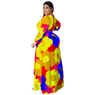 Women Dress Plus Big Party 5XL Ladies Femme Size