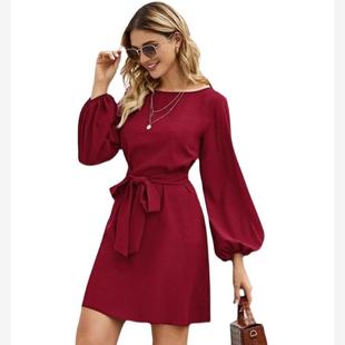 Formal dress for women long sleeves autumn ladies Dresses 女