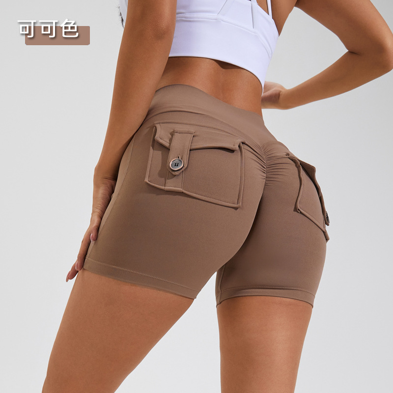 new Sport Shorts Women Elasticity Yoga Pants Cycling Tights