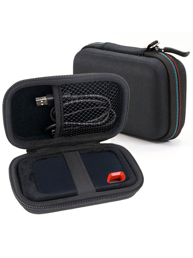 SANDISK 모바일 솔리드 스테이트 드라이브 가방에 적합 SANDISK E61|E81 모바일 하드 드라이브 보관 가방 충격 방지 보호 커버 E30|E60|80 낙하 방지 하드 쉘 케이스 솔리드 스테이트 모바일 가방 안티 압력 휴대용 가방