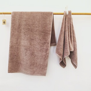 纯棉运动毛巾吸汗速干健身瑜伽洗澡大毛巾全棉双面线圈跑步打球