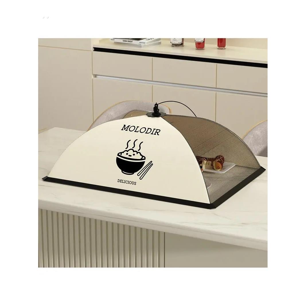 厨房用品家用大全可折叠菜罩餐桌用具家用防尘饭罩神器生活好物件