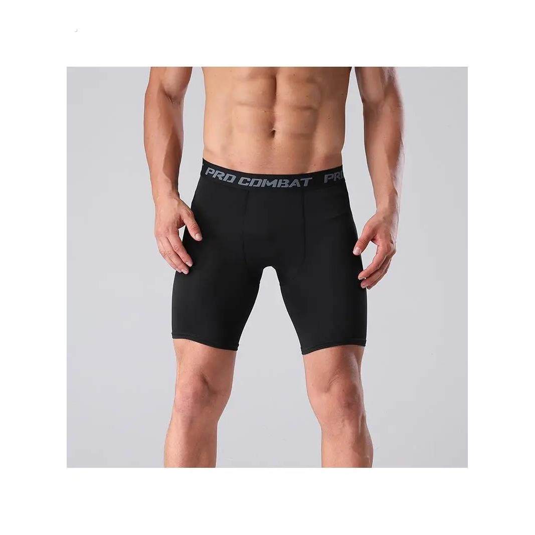 篮球打底裤男运动跑步健身装备压缩训练五分内裤高弹速干紧身短裤