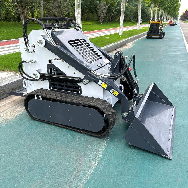 履带式滑移装载机出口外贸汽油轮式滑移装载机迷你型扫雪铲雪铲车