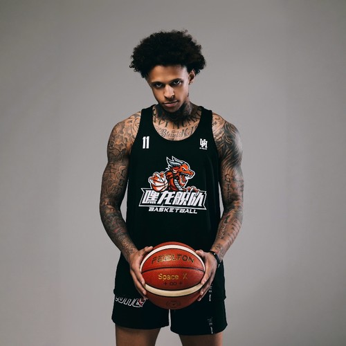 [免费设计]UH美式双面篮球服定制