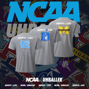 美国NCAA正品UH美式速干篮球训练短袖男北卡T恤杜克投篮服运动tee