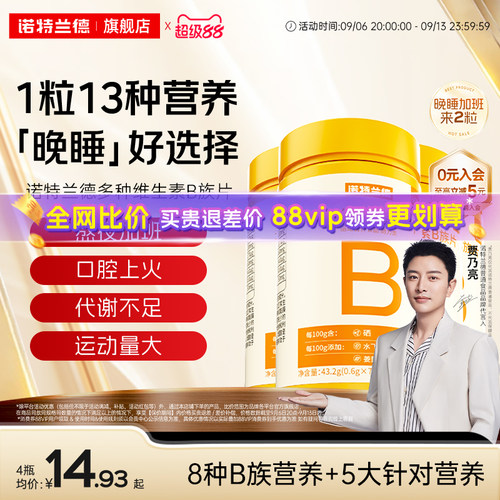 诺特兰德多种复合维生素b咀嚼片