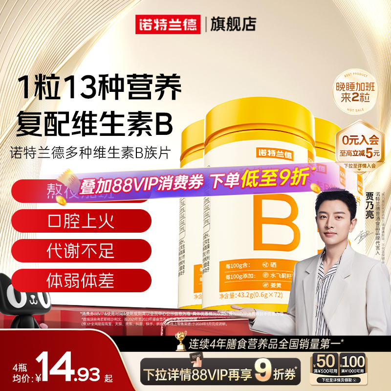 诺特兰德多种复合维生素b咀嚼片