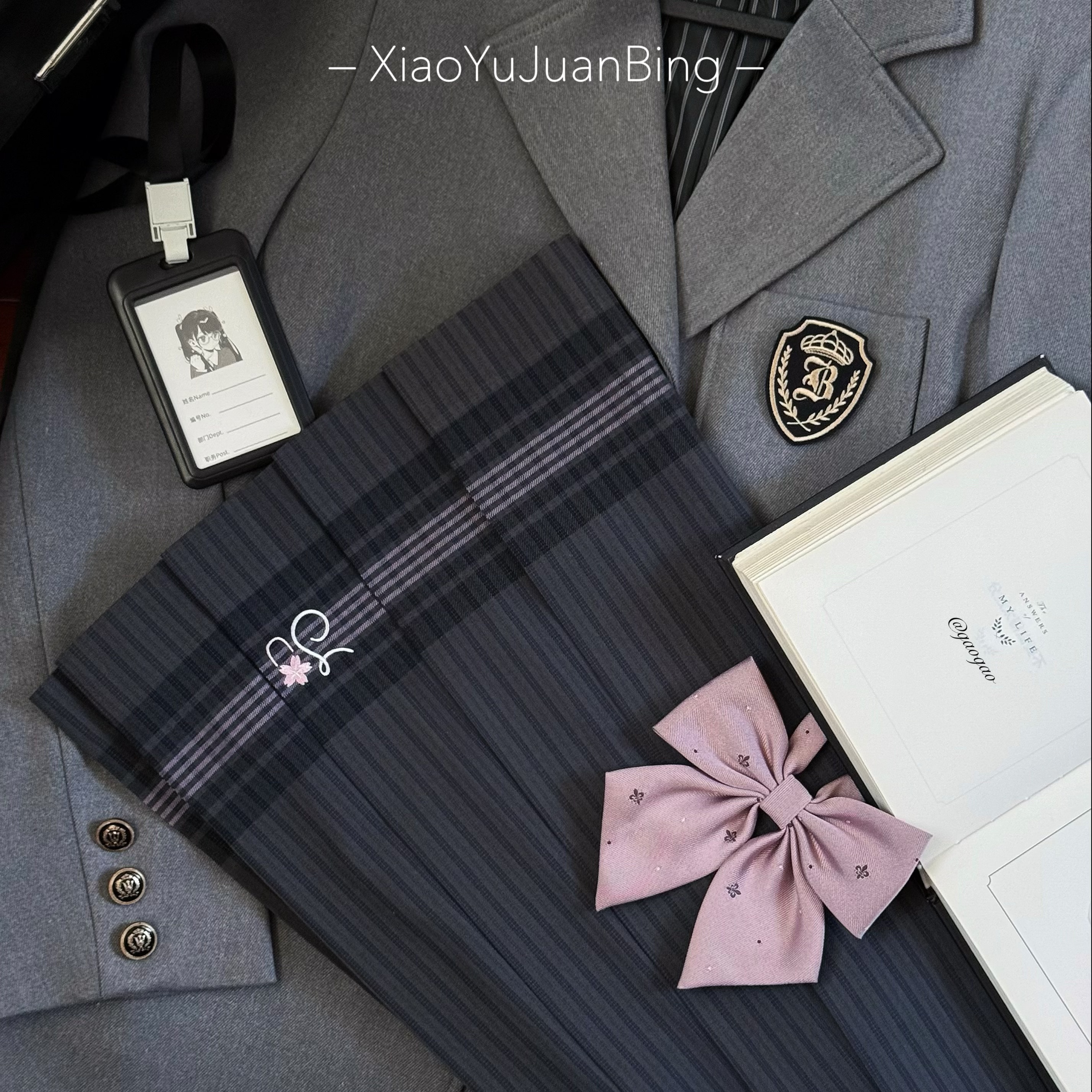 月见樱jk原创正版制服裙百褶裙半身裙日系学院风现货