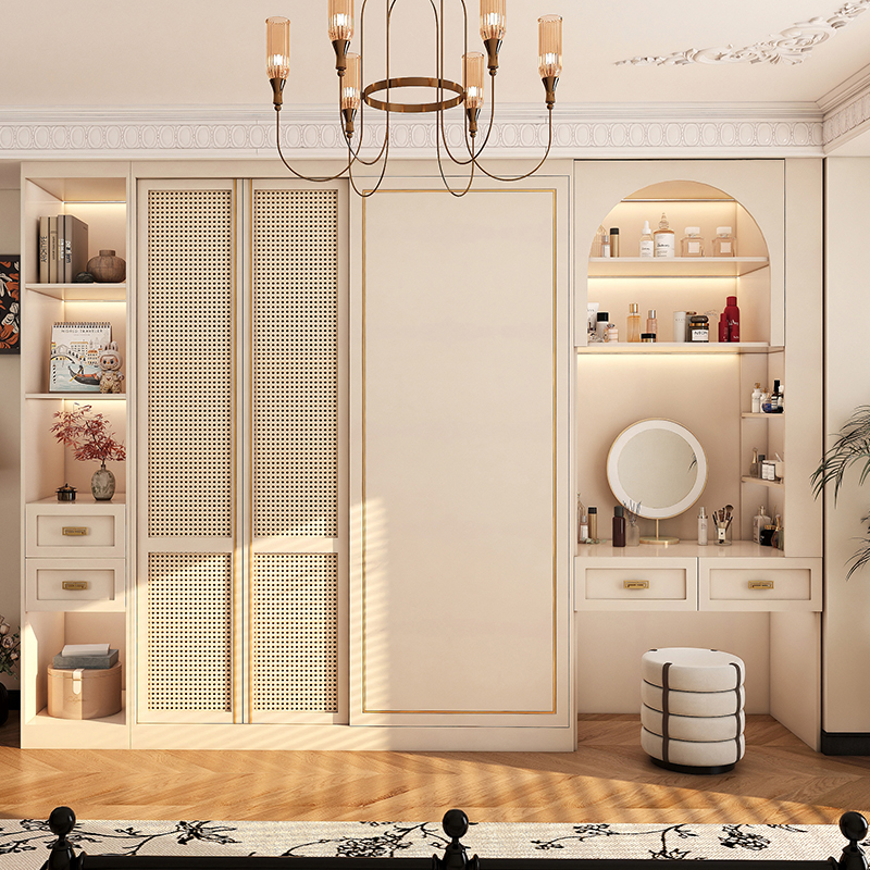 实木衣柜2025新款爆款推拉门橱柜