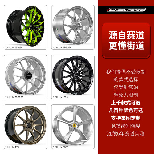 锻造轮毂赛级品质适用99%车型