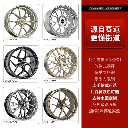 赛级锻造轮毂适配特斯拉全系车
