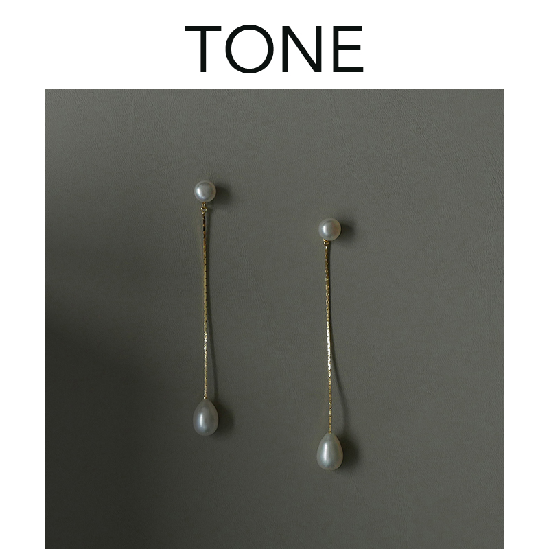 TONE天然水滴珍珠耳夹蚊香盘高级感长款气质无耳洞新娘婚纱耳环,饰品/流行首饰/时尚饰品新,耳夹,淘宝优惠券,粉丝福利购,淘宝优惠卷
