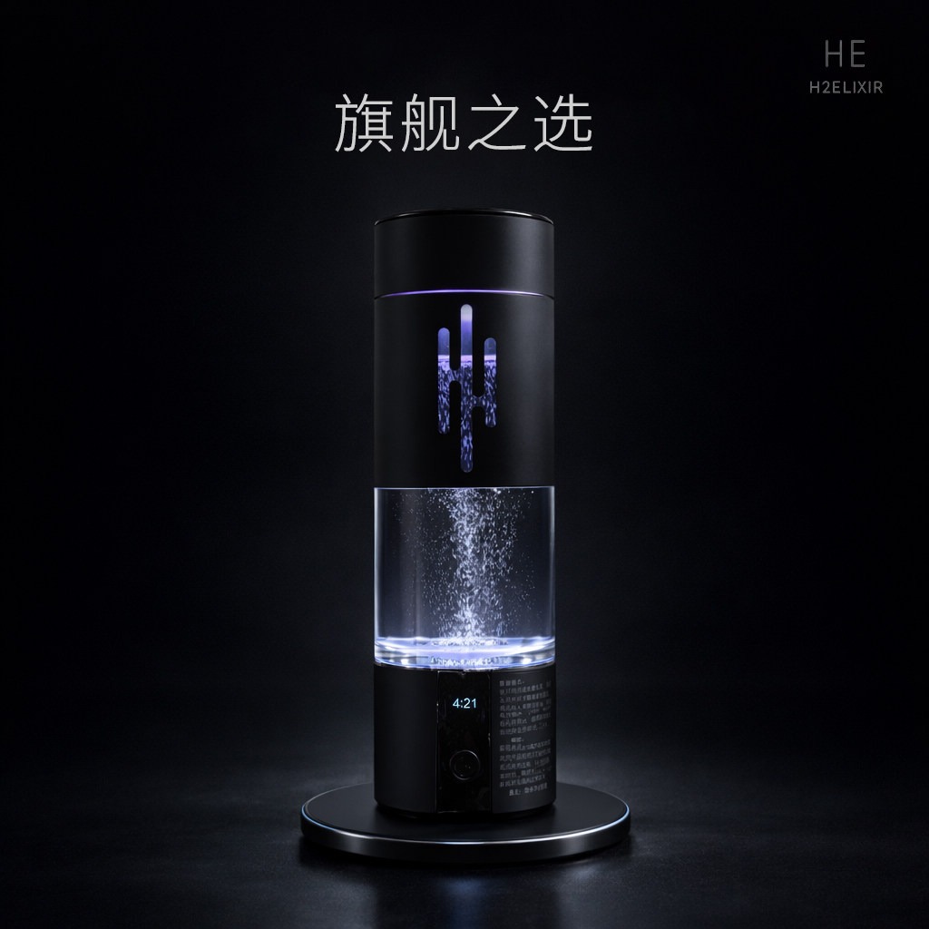 H2ELIXIR富氢水杯旗舰款电解水素杯高配便携式家用随身饮用