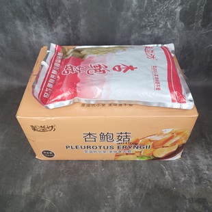 菜溢坊杏鲍菇1500g*6袋鲍鱼菇即食酒店菌菇冷菜熟食红油微辣大包