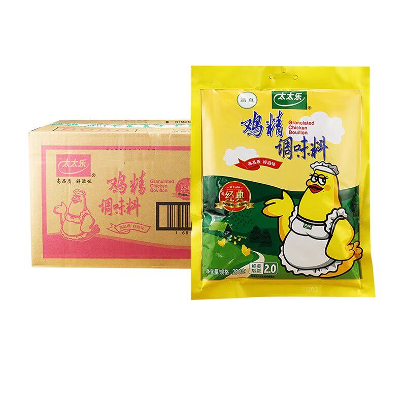 整箱太太乐清真经典鸡精200g1000g替代味精炒菜煲汤烧烤火锅鸡精