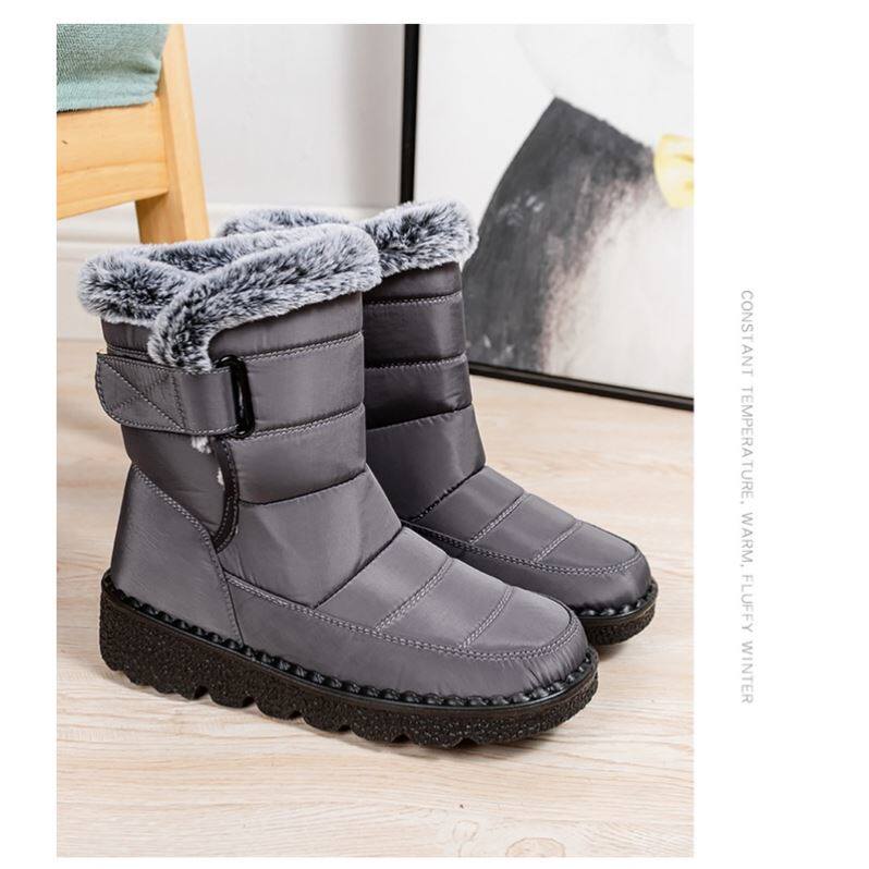 大码雪地靴女36-43东北超厚棉靴女冬季加绒保暖厚底防水防滑女鞋