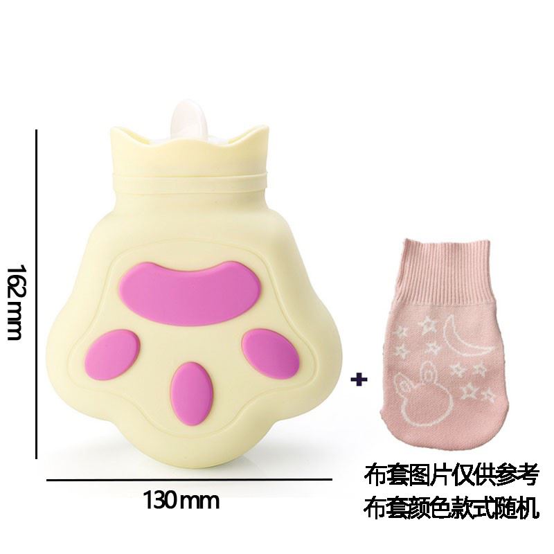 硅胶热水袋注水暖水袋灌水式防爆防漏迷你小号随身便携可爱