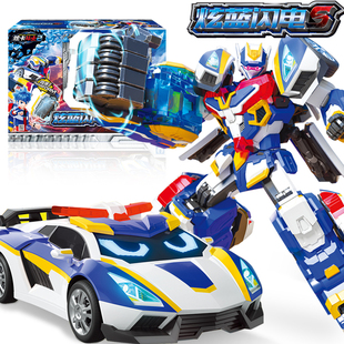 炫卡斗士2炫蓝闪电S变形机器人绚烂男孩金刚第二季旋玩具全套