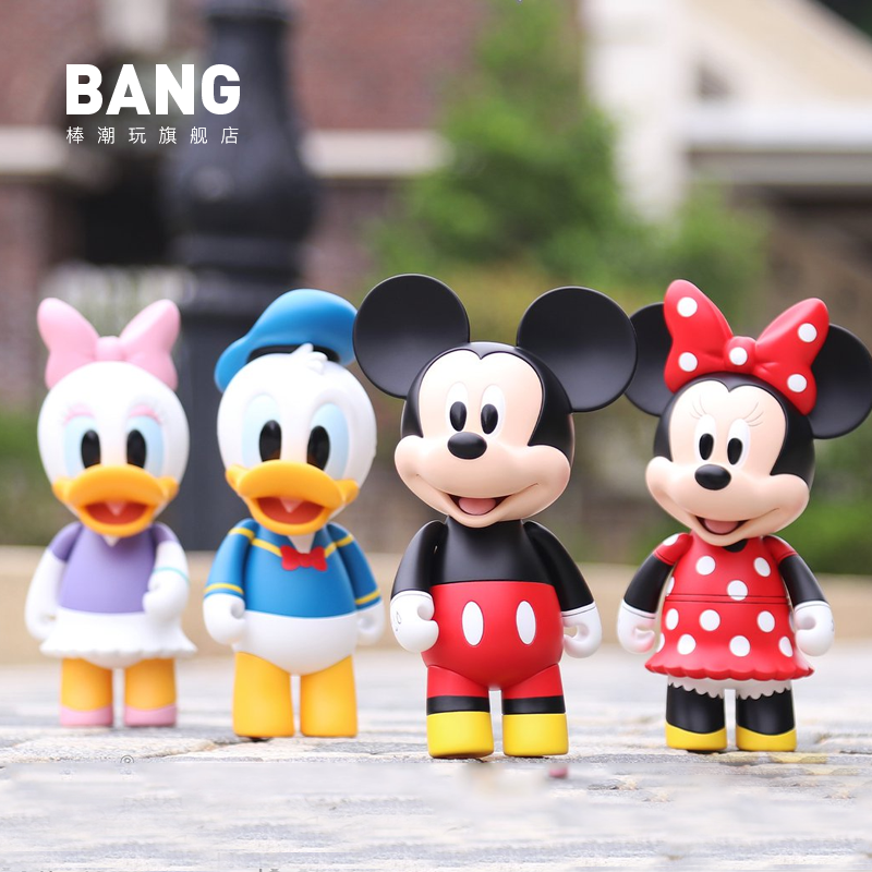 棒潮玩胖胖米妮黛丝唐老鸭手办