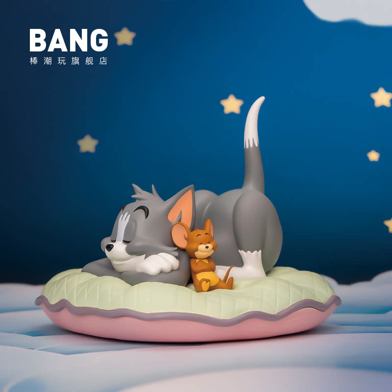 棒潮玩 soapstudio 猫和老鼠 酣睡时光 潮玩可爱手办礼物