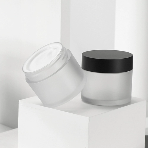 Матовая баночка для крема, крем, косметическая бутылка для ухода за кожей, 50г, защита при падении, увеличенная толщина