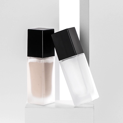 Матовый стеклянный тональный крем, портативная бутылка для путешествий, косметическая баночка для крема