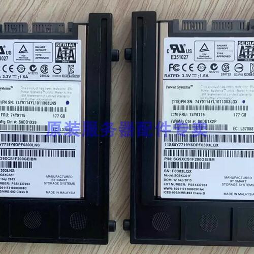 P460 P260 SSD 200G 硬盘 74Y9115 74Y9114 177GB 1.8寸 SATA议价